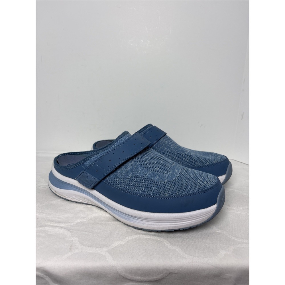 Orthofeet Iris Shoes Women's 12 D Blue Comfort Slip-on Mules Orthopedic